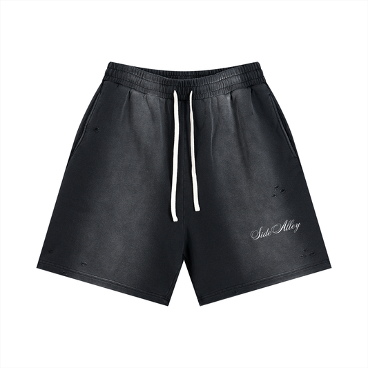 Sun Fade Distressed Shorts
